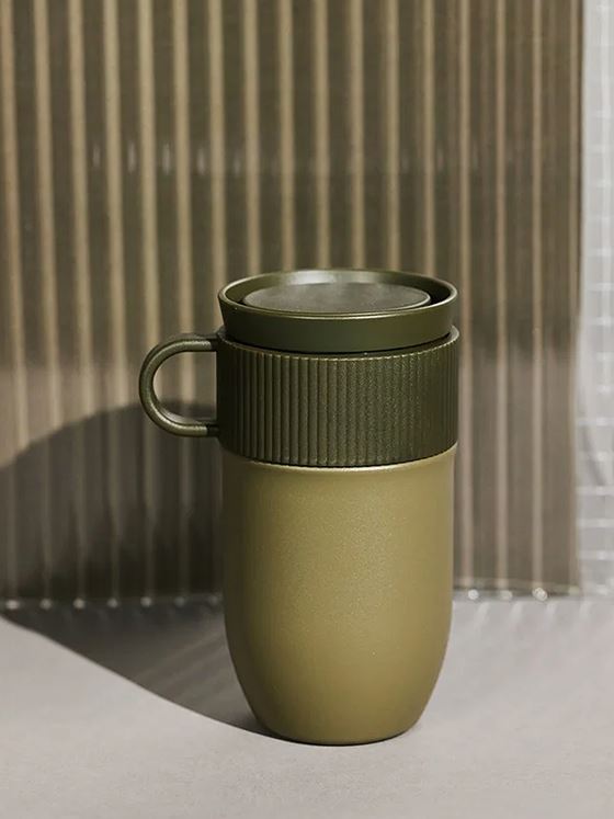 Sagaform Ted termokopp Grønn Green Pantone 4228C