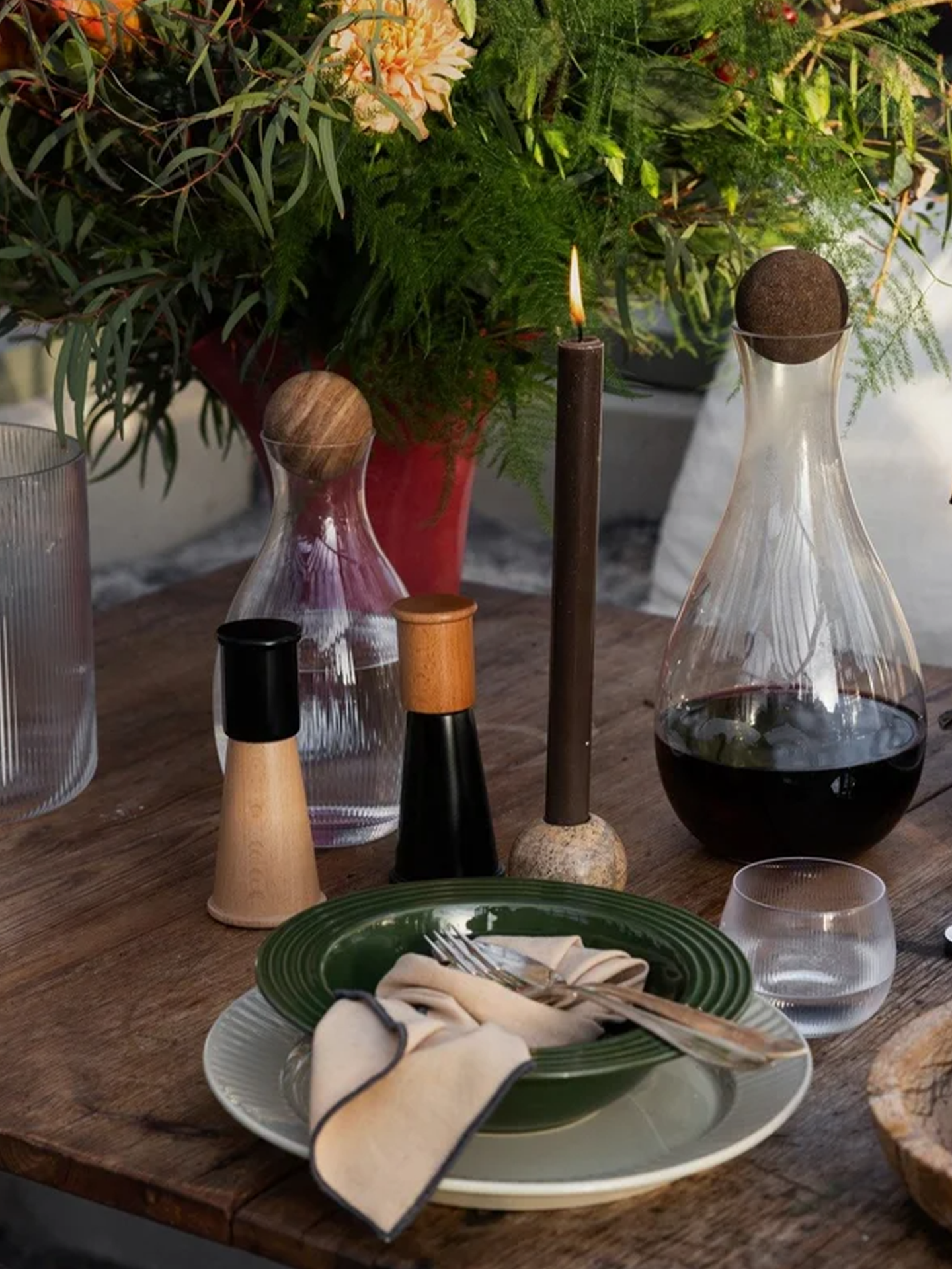 Sagaform Gurken salt- og pepperkvern liten Sort