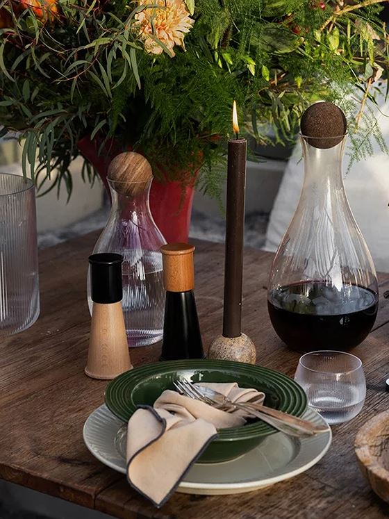 Sagaform Gurken salt- og pepperkvern liten Sort