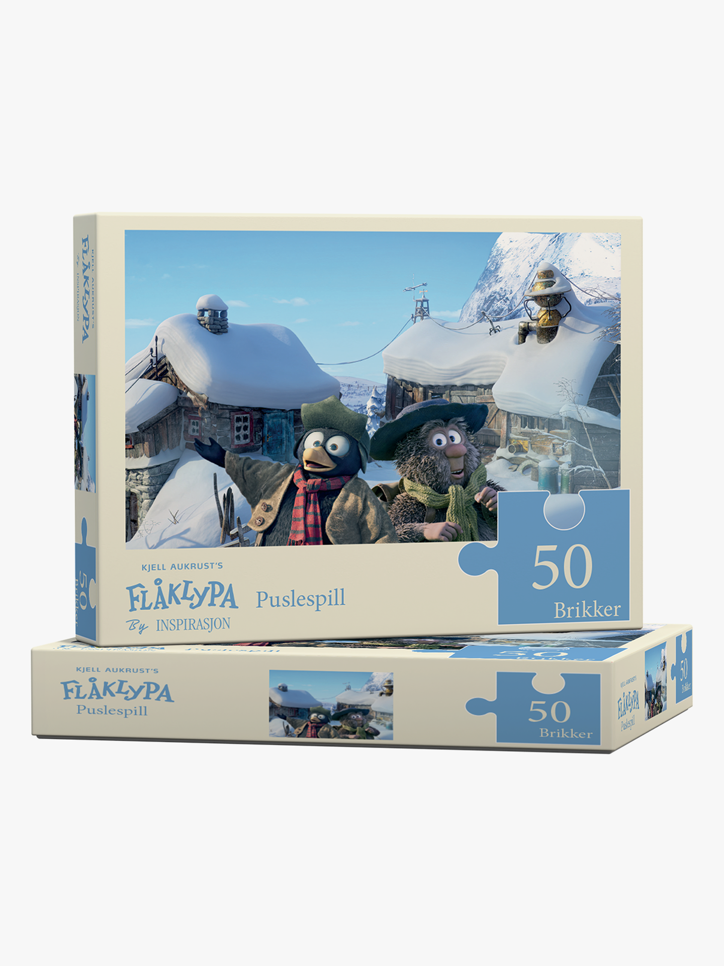 Flåklypa Puslespill 50 Huset Flerfarget