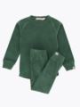 Gullkorn Jona Fleece-sett Dyp Grønn