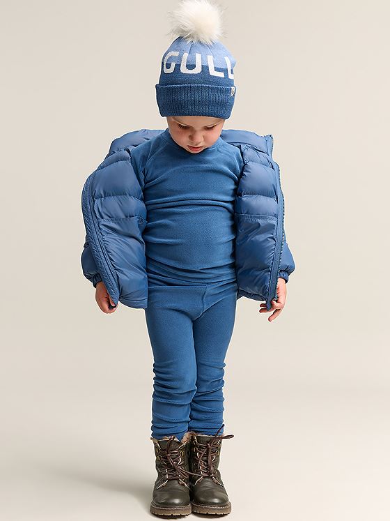 Gullkorn Jona Fleece-sett Stormblå