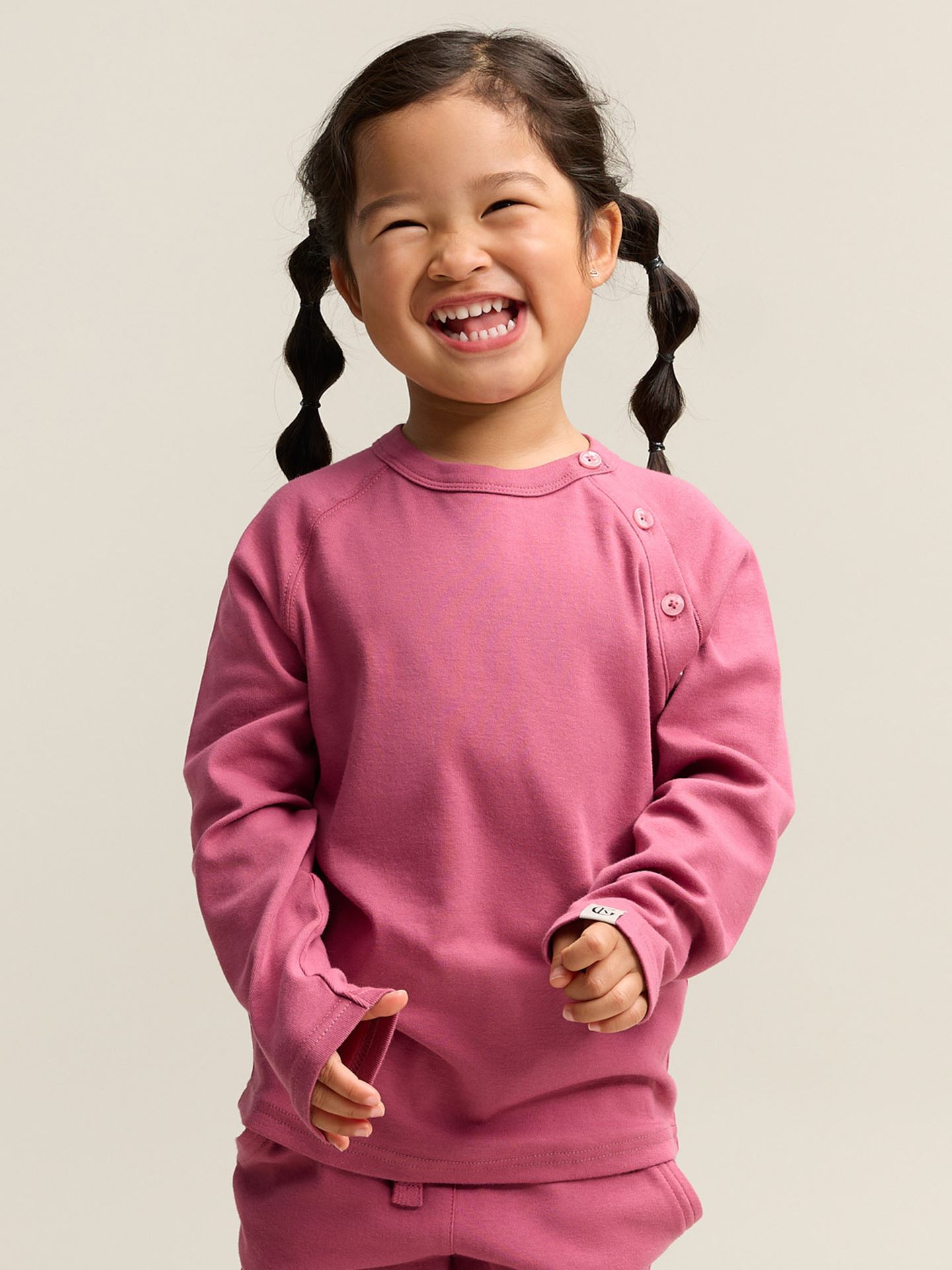 Gullkorn Villvette Longsleeve Varm Rosa