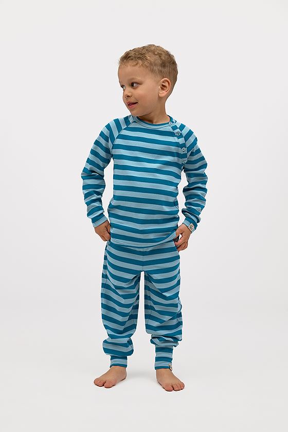 Gullkorn Villvette Bukse LTD Askeblå / Striper