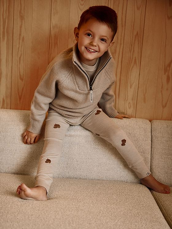 Gullkorn Norefjell Ullgenser Beige