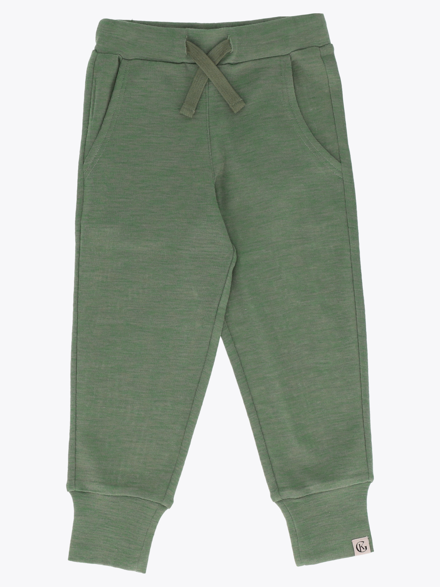 Gullkorn Villvette Ull Bukse Tåkegrønn