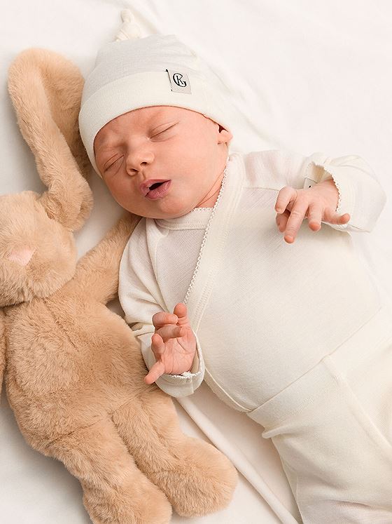 Gullkorn Vakke Ull-lue Hvit