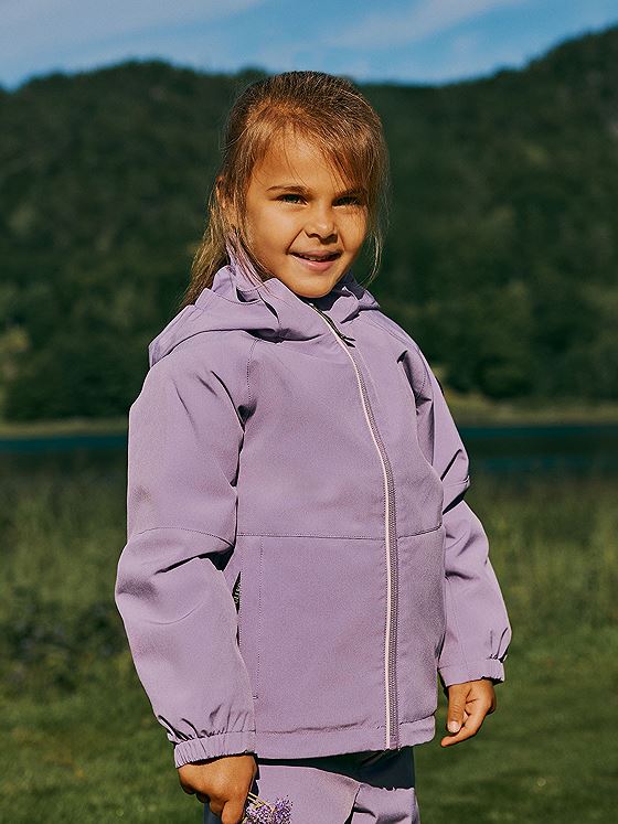 Gullkorn Skarn Skalljakke Dus Plomme