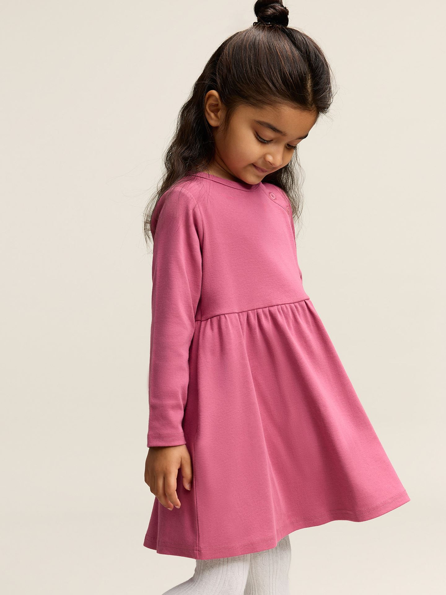 Gullkorn Villvette Kjole Varm Rosa