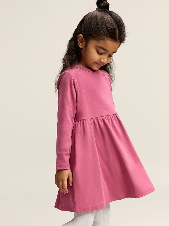 Gullkorn Villvette Kjole Varm Rosa