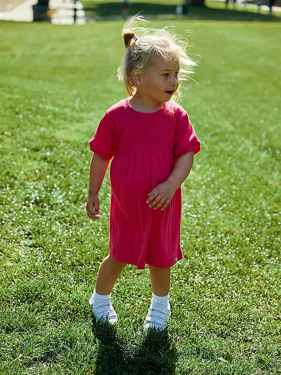 Gullkorn Cleve Kjole Bringebær