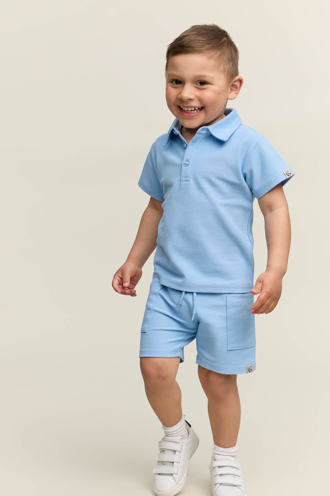 Gullkorn Prehn Shorts Himmelblå