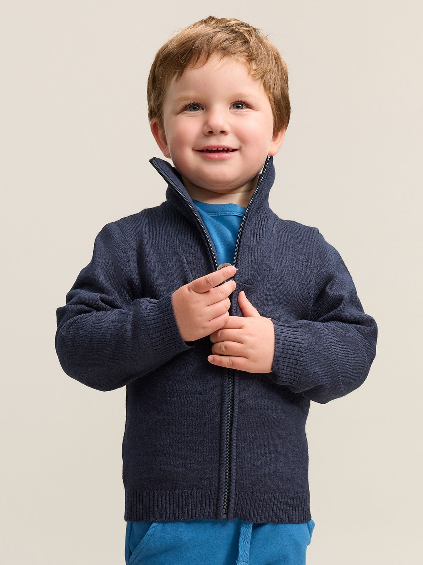 Gullkorn Pental Ull Jakke Marine