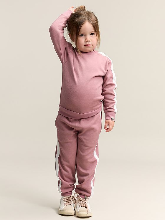 Gullkorn Syen Ull Bukse Støvrosa