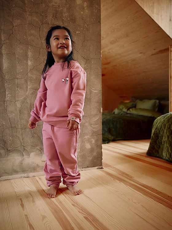 Gullkorn Bukkene Joggedress Tåkerosa