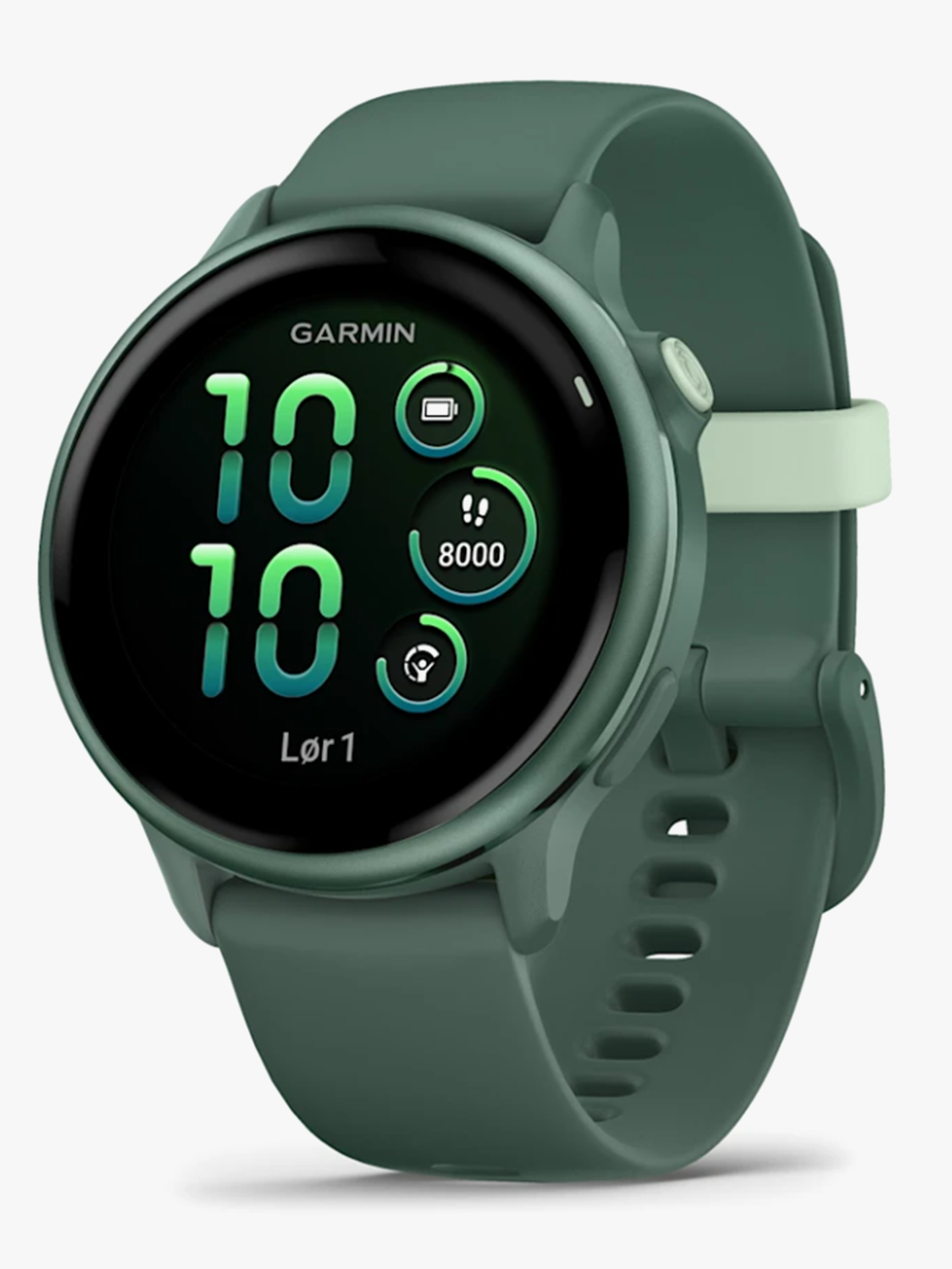 Garmin Vivoactive 6 Metallisk jasper-grønn med jasper-grønn rem