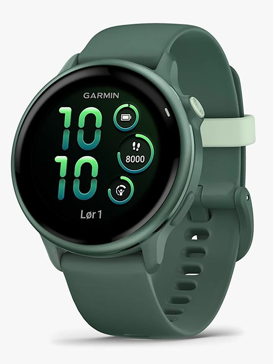 Garmin Vivoactive 6 Metallisk jasper-grønn med jasper-grønn rem