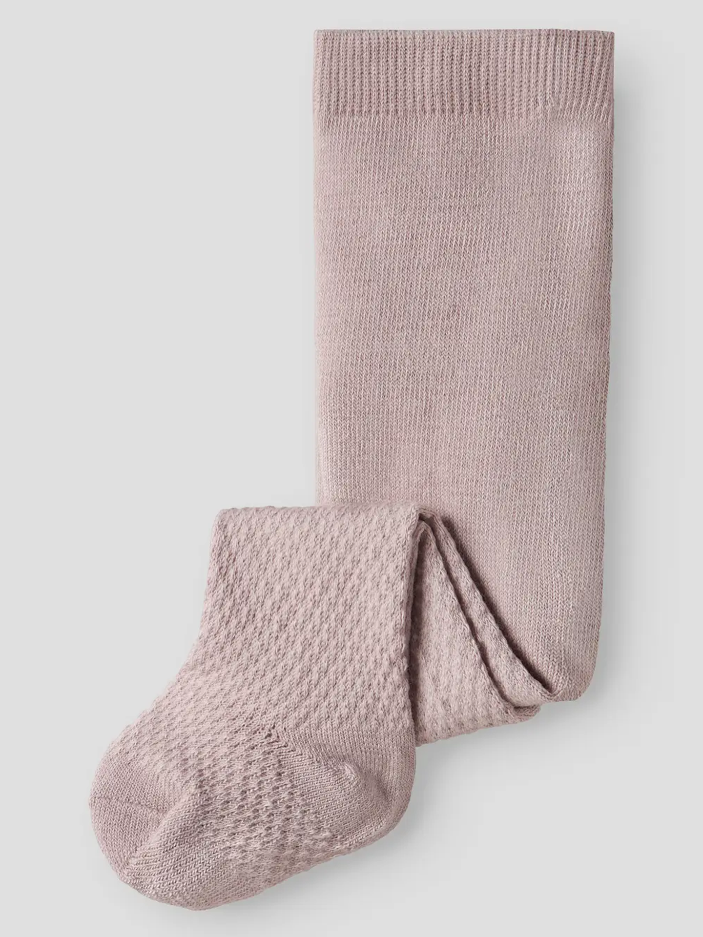 Name It Wakma Wool Blend Structure Pantyhose Shadow Gray