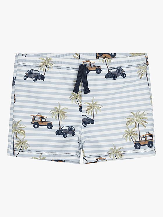 Hust and Claire Haki Badebukser White