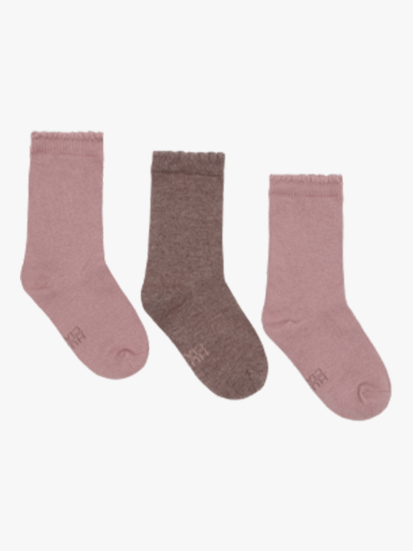 Hust and Claire Foty 3-pack Socks, Wool -Bamboo Pale Mauve