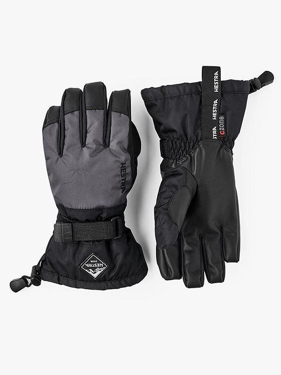 Hestra Gauntlet CZone Junior Graphite & Black
