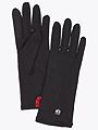 Hestra Merino Wool Liner Long- 5 finger Black