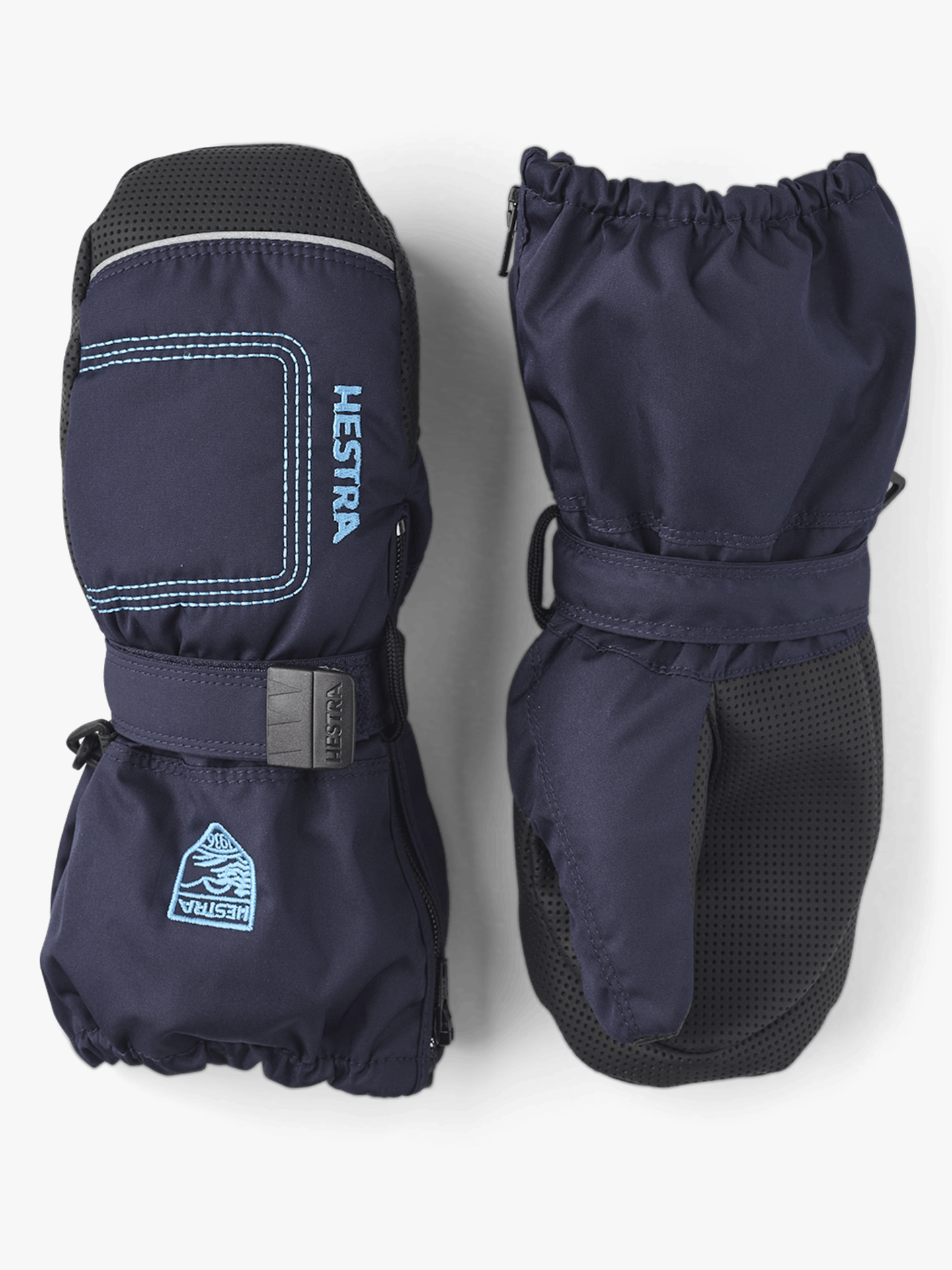 Hestra Baby Zip Long mitt Dark Navy