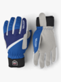 Hestra Tracker Junior 5 finger Royal blue print