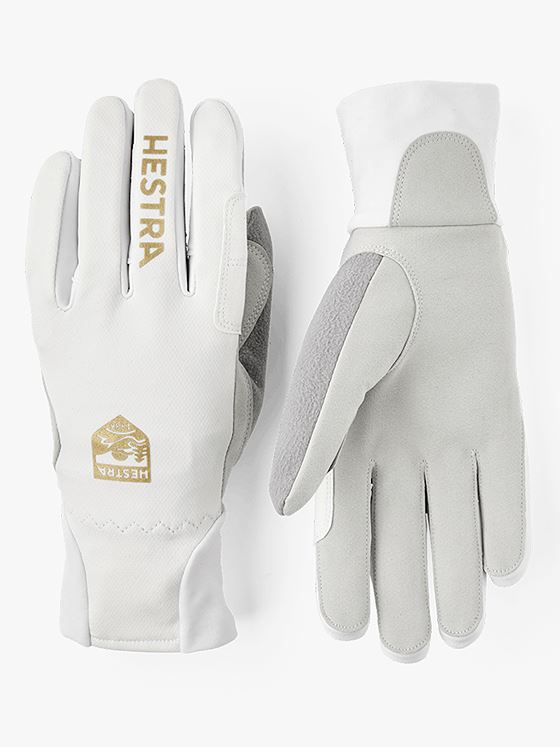 Hestra Windstopper Breeze - 5 finger Offwhite/white