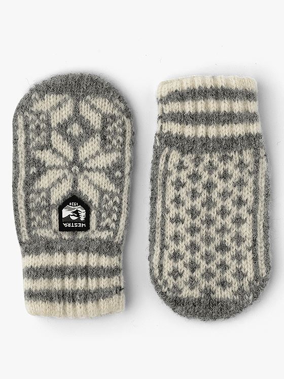 Hestra Kids' Nordic mitt Grey / Offwhite