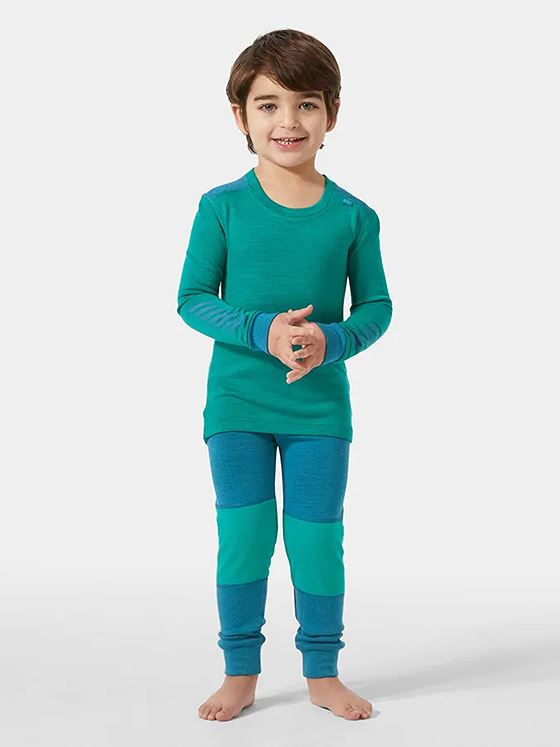 Helly Hansen Lifa Merino Set Green Mist
