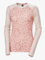 Helly Hansen Lifa Merino Midweight Graphic Crew Pink Tint