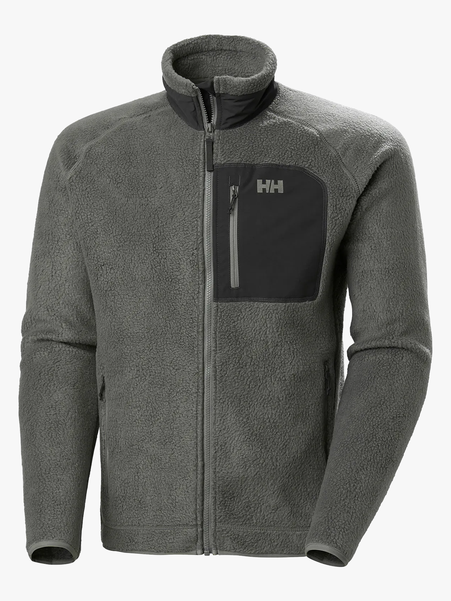 Helly Hansen Panorama Pile Block Jacket Concrete