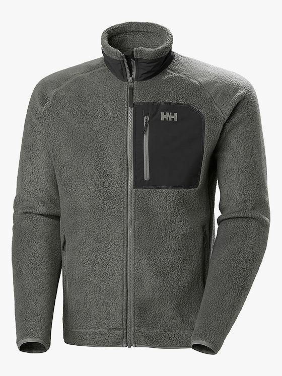 Helly Hansen Panorama Pile Block Jacket Concrete