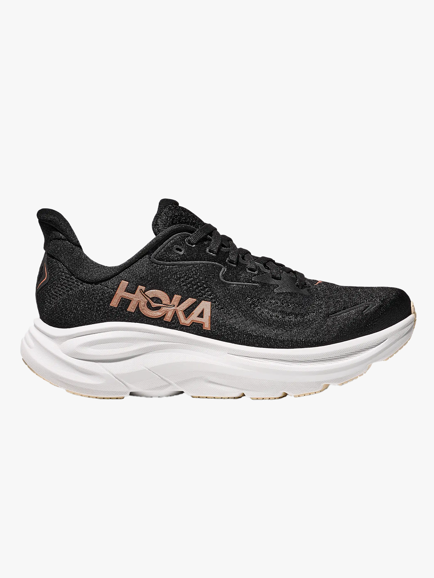 Hoka Clifton 10 Black / Rose Gold