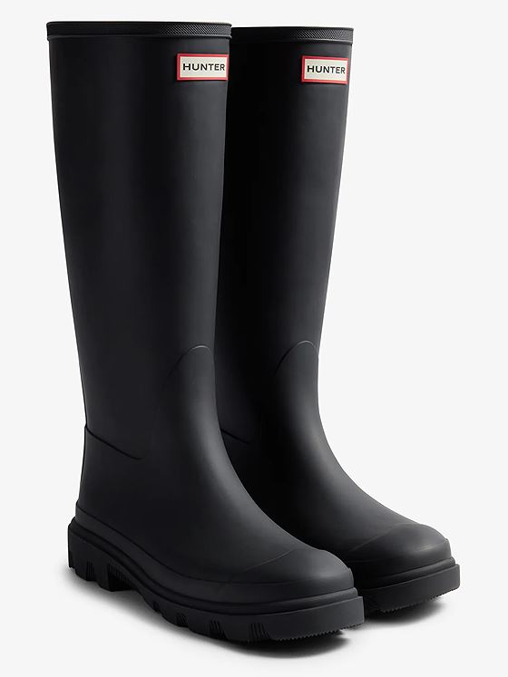 Hunter Downpour Tall Boot Black