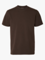 Selected Homme Rory Short Sleeve O-Neck Tee Chocolate Torte