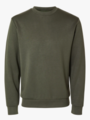 Selected Homme Emanuel Soft Crew Neck Sweat Forest Night