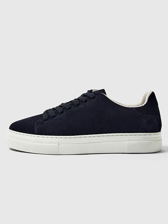 Selected Homme David Chunky Suede Sneaker Dark Navy