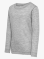 Hummel Junior Wool Rib T-Shirt Long Sleeve Grey Melange