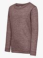 Hummel Junior Wool Rib T-Shirt Long Sleeve Twilight Mauve