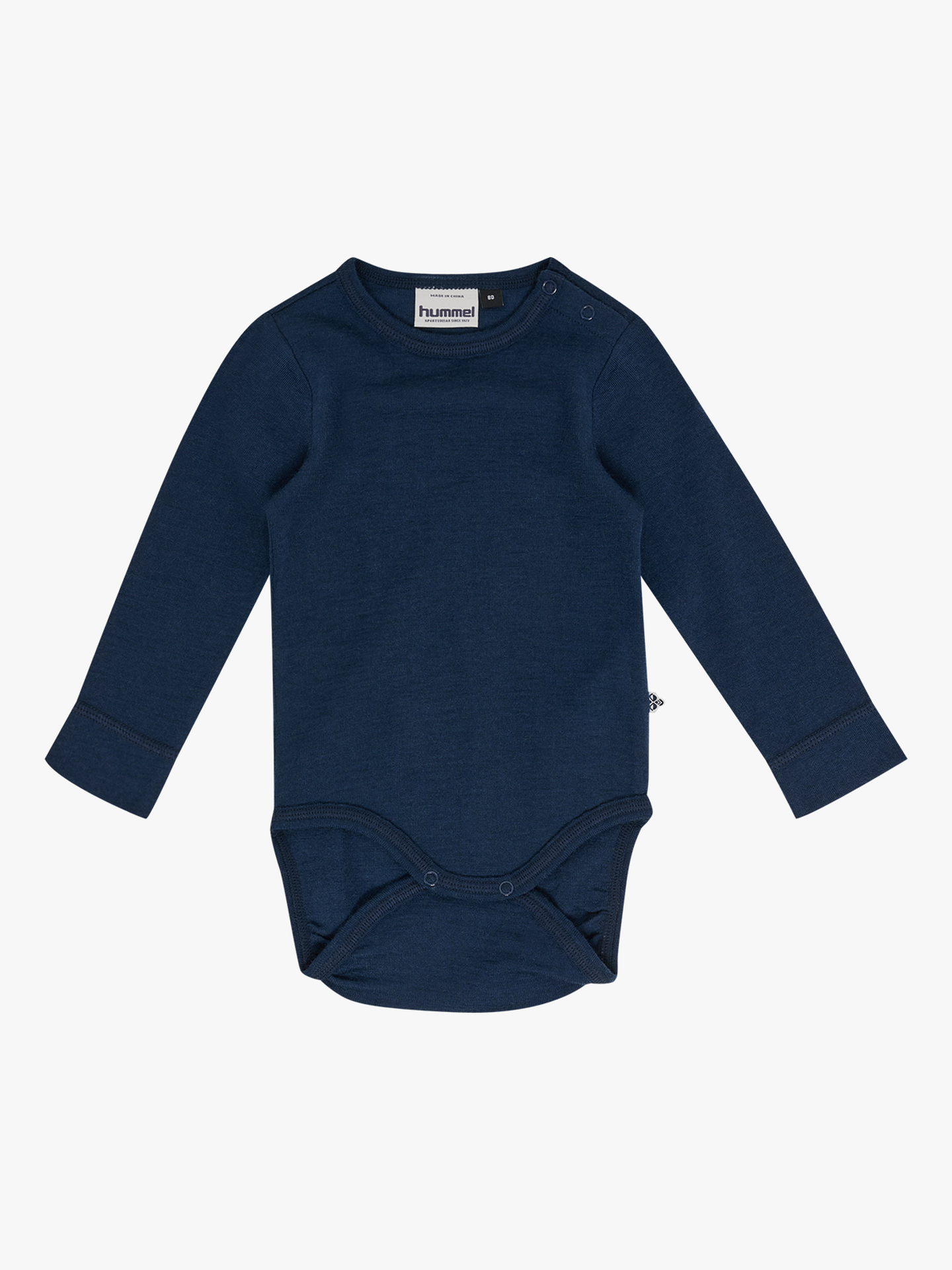 Hummel Mini Wool Rib Body Long Sleeve Dress Blues