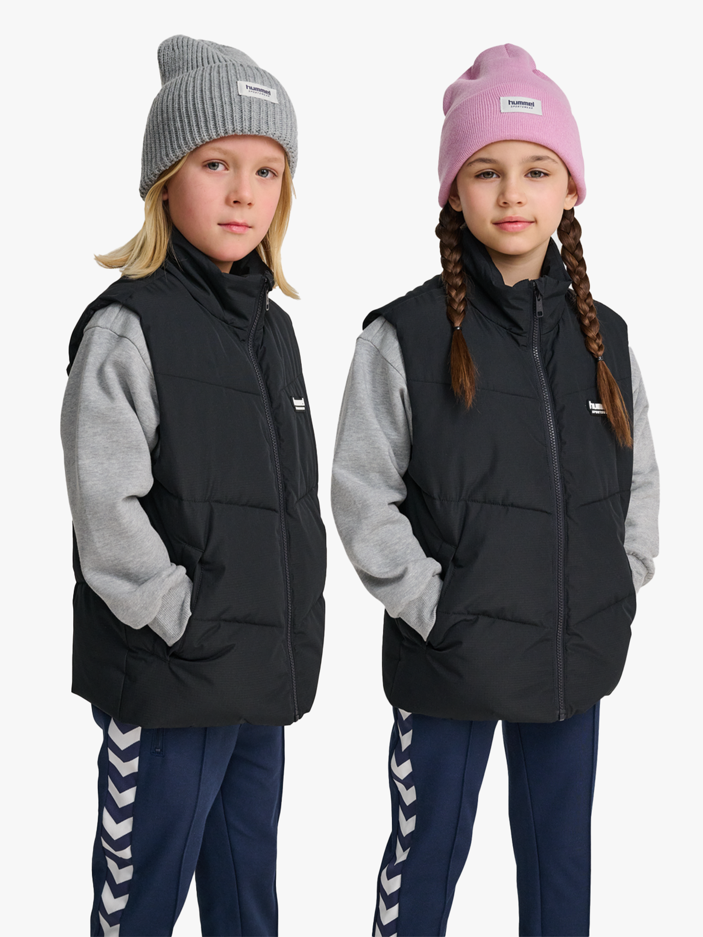Hummel Jr Puffer Vest Black