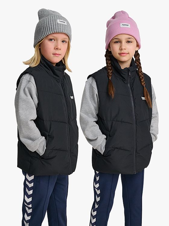 Hummel Jr Puffer Vest Black