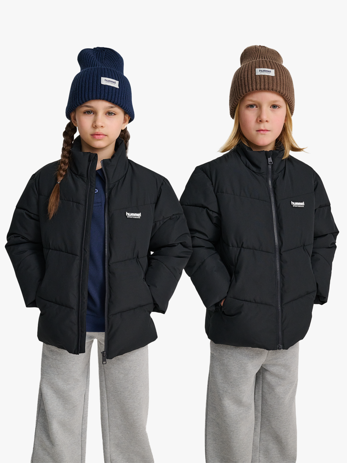 Hummel Jr Puffer Jacket Black
