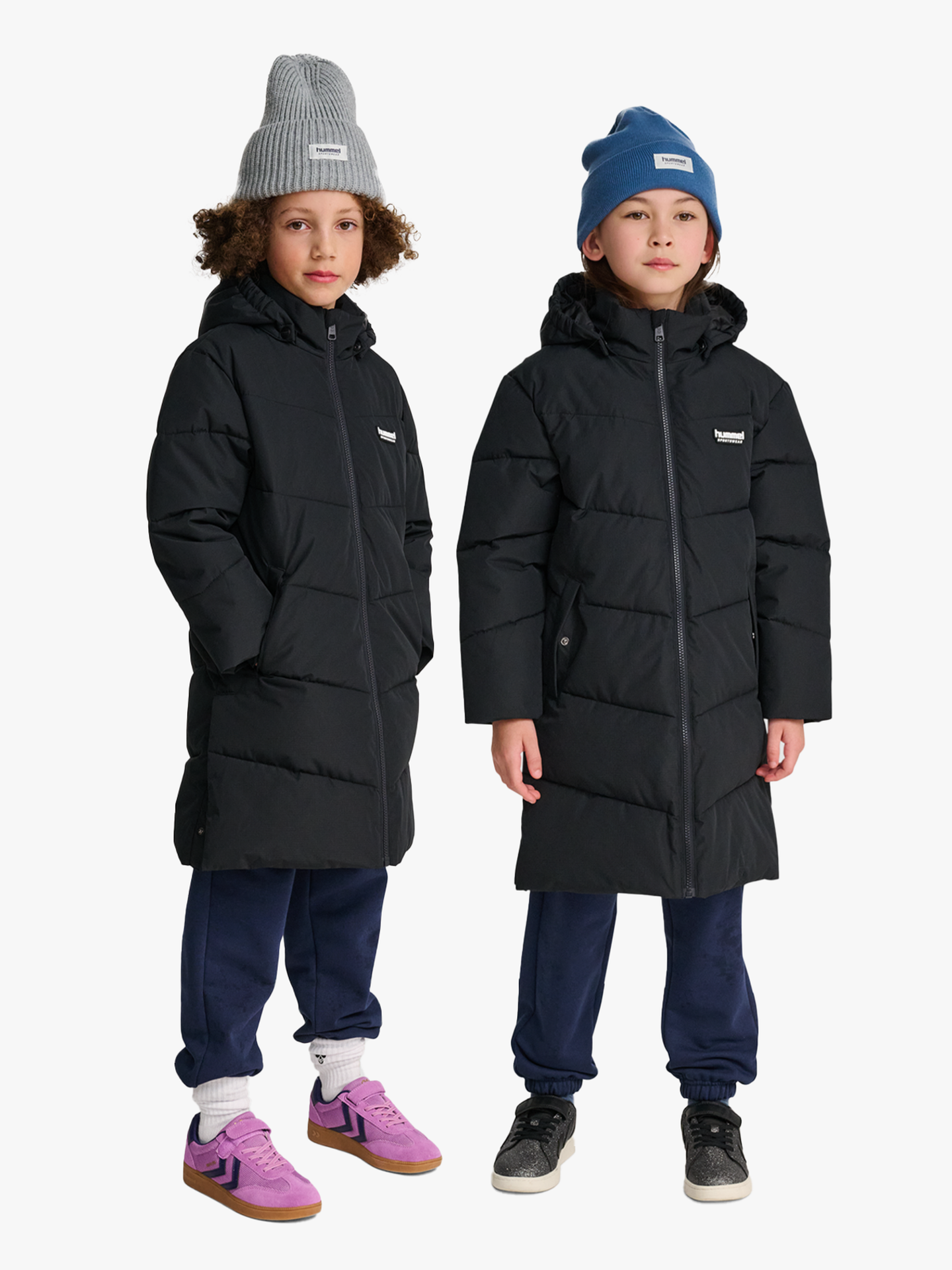 Hummel Jr Puffer Long Jacket Black