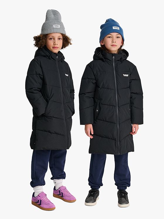 Hummel Jr Puffer Long Jacket Black