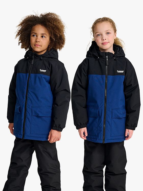 Hummel Jr Block Jacket Waterproof Estate Blue