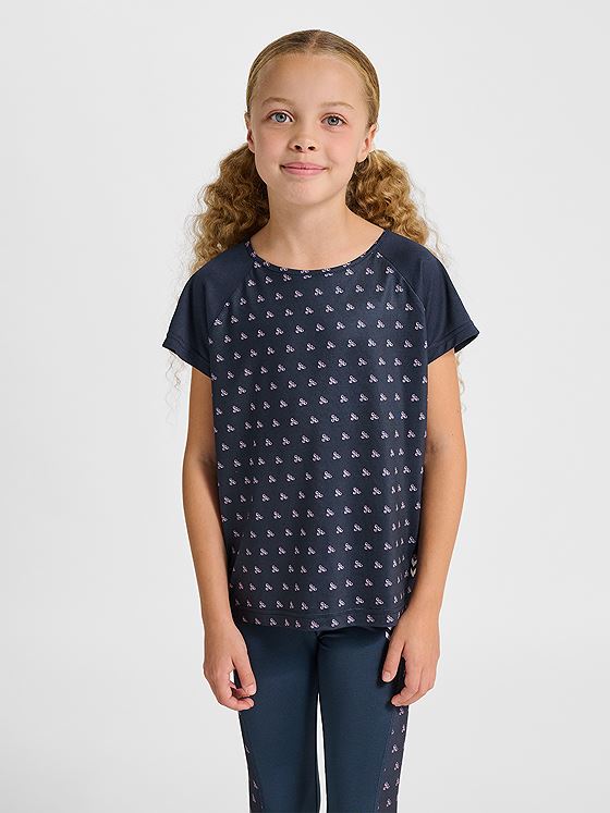 Hummel Junior mix t-shirt Black Iris