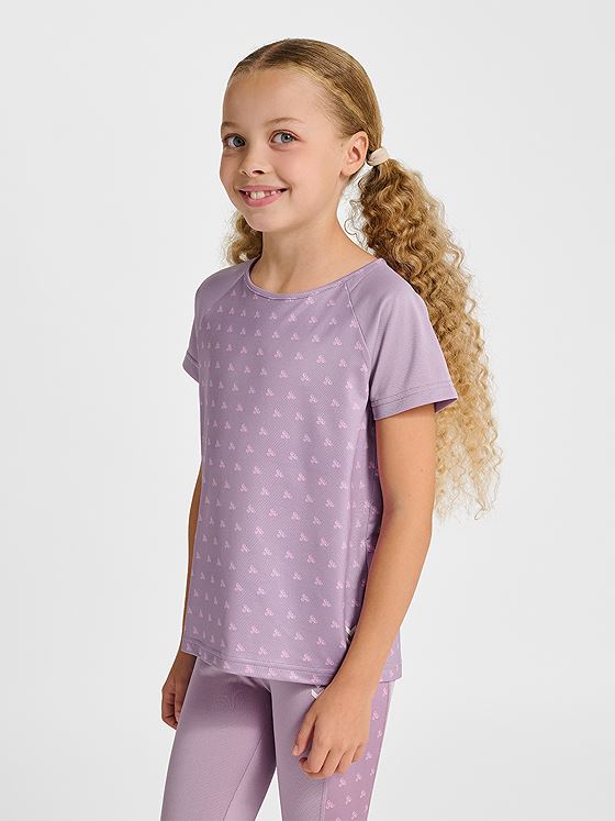 Hummel Junior mix t-shirt Lavender mist